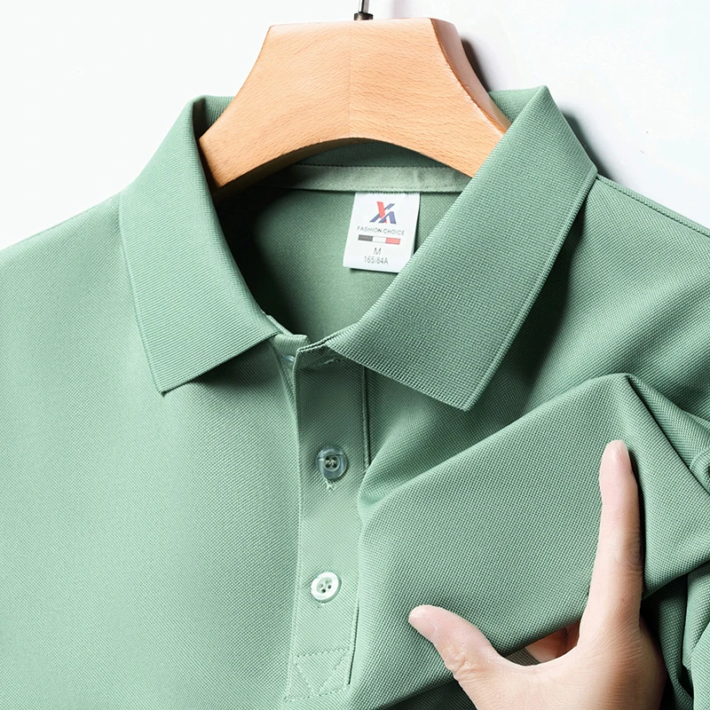 เสื้อโปโลแขนสั้นผู้ชายแฟชั่นฤด - Polo Shirt Pique บทวิจารณ์และราคา