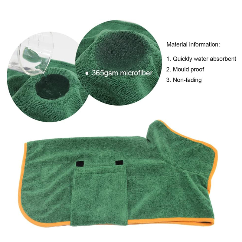 ผ้าขนหนูคลุมตัวสุนัข เสื้อคลุม - Beach Towel Large บทวิจารณ์และราคา
