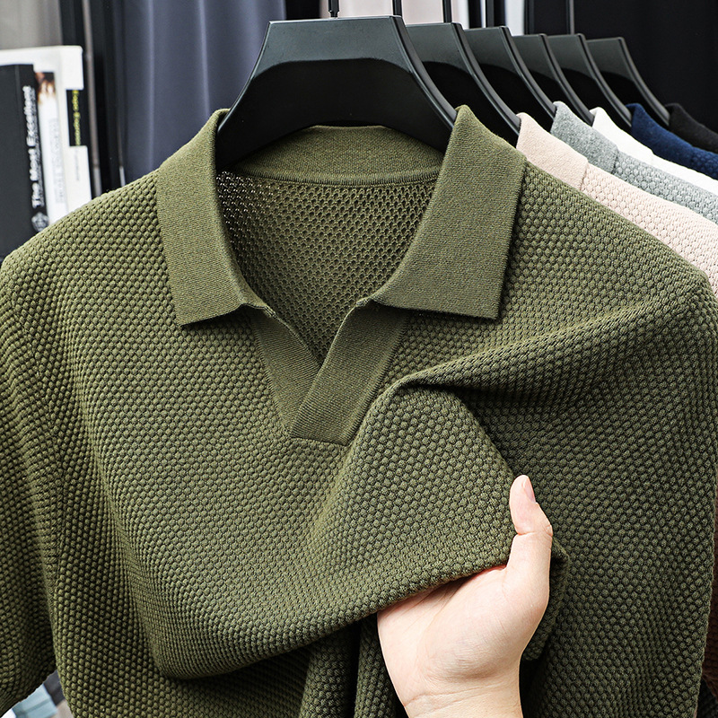 เสื้อโปโลแขนสั้นผู้ชาย ผ้าฝ้าย - Polo Shirt Pique บทวิจารณ์และราคา