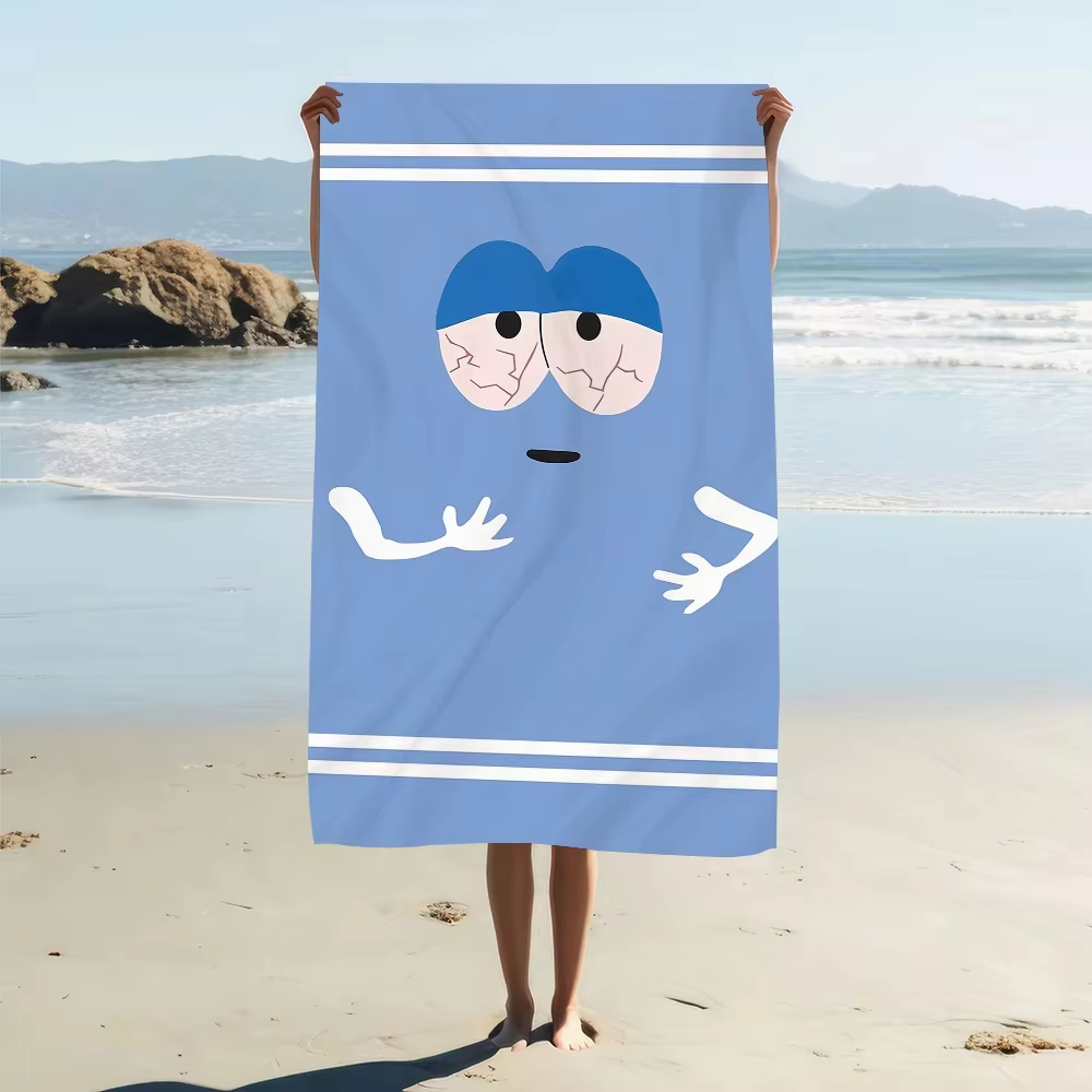 ผ้าขนหนูรูปตัว T ลายการ์ตูนแสน - Beach Towel Large บทวิจารณ์และราคา