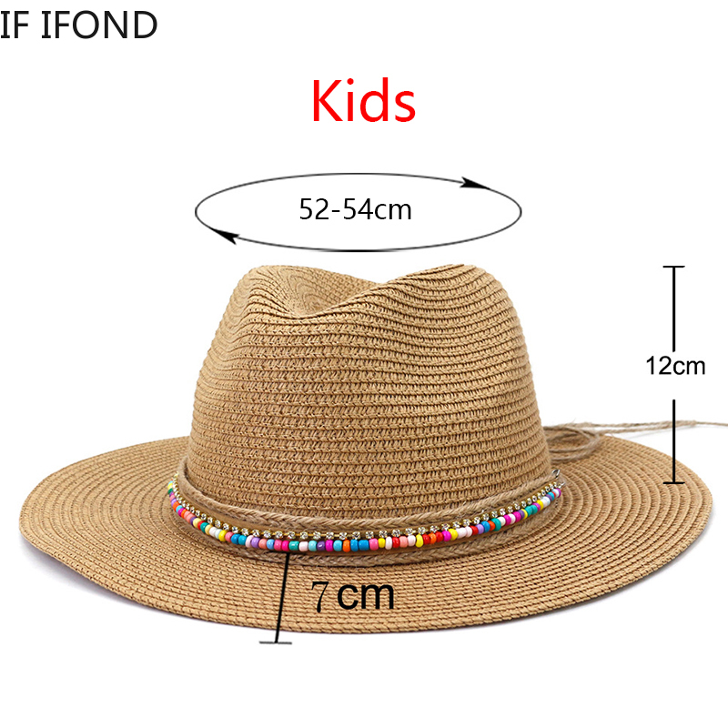 หมวกฟางสำหรับเด็กผู้ชายเด็กผู้ - Bucket Hat Straw บทวิจารณ์และราคา